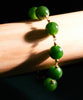 12mm Siberian Jade Starry Beaded Bracelet #2757