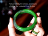 Canadian Polar Jade Bangle Natural Jade Bracelet A Grade 55.3mm #1351