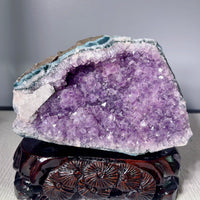 Amethyst Geode Base Cut (2.75 LB) #3088