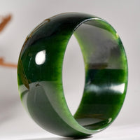 Wide Band Jade Bangle 59.6mm #596