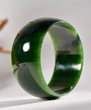 Wide Band Jade Bangle 59.6mm #596