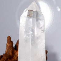 Madagascar White Crystal Point Tower