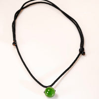 Infinite Blessing Jade Bead Pendant  #2683
