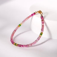 6.5" Candy Love Tourmaline Bracelet #1869