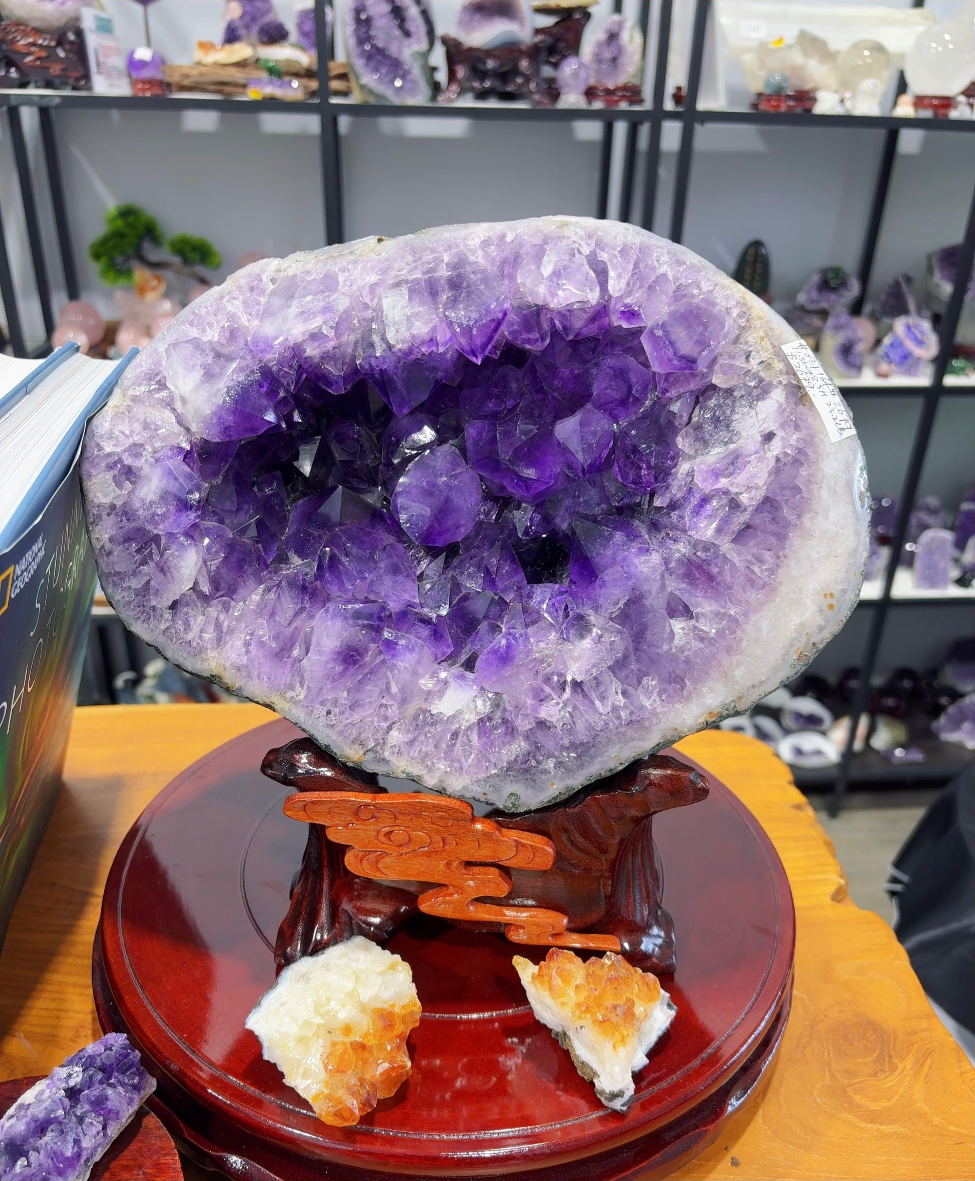 Heart Amethyst Treasure Bowl (23.2 LB) #2845