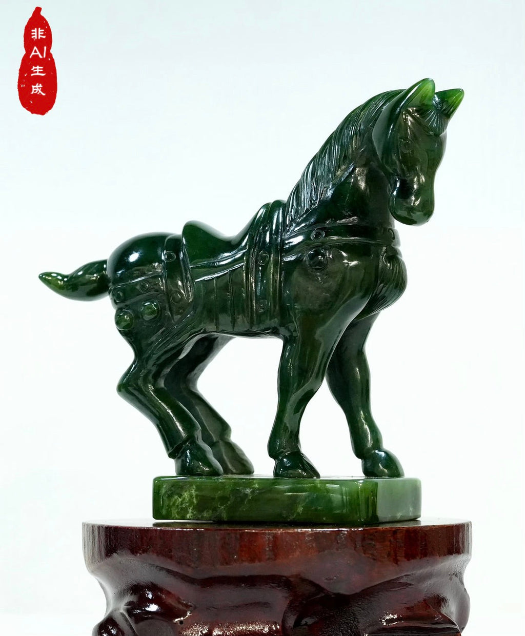 Victory Charger Jade Horse