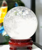 Natural White Crystal (Rock Crystal) Ball