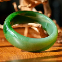 Siberian Jade Bangle 58mm #2594