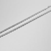 20" Flat Anchor 925 Sterling Silver Chain #1