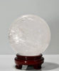 Natural White Crystal (Rock Crystal) Ball