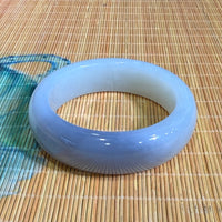 White Jade Bangle 56mm #860