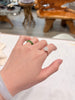 18K White Jade Open Ring #1908