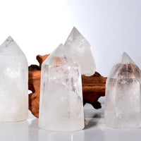 Madagascar White Crystal Point Tower