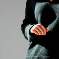 Fortune Jade Adorned with 14K Gold #2502