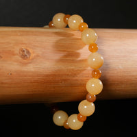 10mm Siberian Brown Jade Bracelet #2766