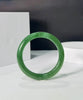 Siberian Jade Bangle Chatoyant Natural Jade Bracelet 53mm #1157