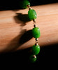 14k Siberian Jade Starry Beaded Bracelet #2417