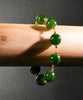 12mm Siberian Jade Starry Beaded Bracelet #2757