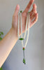 108 Hetian White Jade Necklace #2809