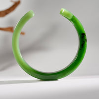 Unique Siberian Jade Bangle 56mm #2483-2