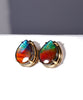 18K Ammolite Earrings #1765
