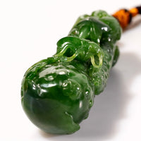 Endless Gourd Jade Palm Piece #2998