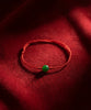 Canadian Polar Jade Lucky Red Bracelet Red String Protection Natural Jade 8mm #1012