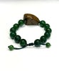 Canadian Ammolite Bracelet Canadian Polar Jade Bracelet Natural Stone #1209