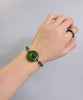 Polar Jade PI Peace Buckle Red Cord Bracelet #2617