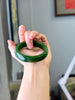 Canadian Polar Jade Bangle Natural Jade Bracelet AAA Grade 58mm #2410