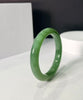Siberian Jade Bangle Chatoyant Natural Jade Bracelet 53mm #1157