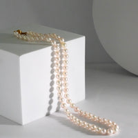 14K 6-6.5mm Akoya Salt Sea Pearl Necklace #2294