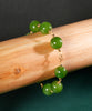 12mm Polar Jade Starry Beaded Bracelet #2758