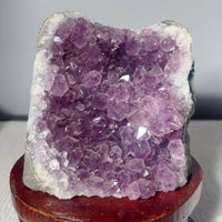 Amethyst Cluster Stone Base Cut (1.73 LB) #2513