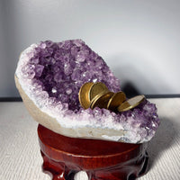 Amethyst Geode Base Cut (1.61 LB) #3089