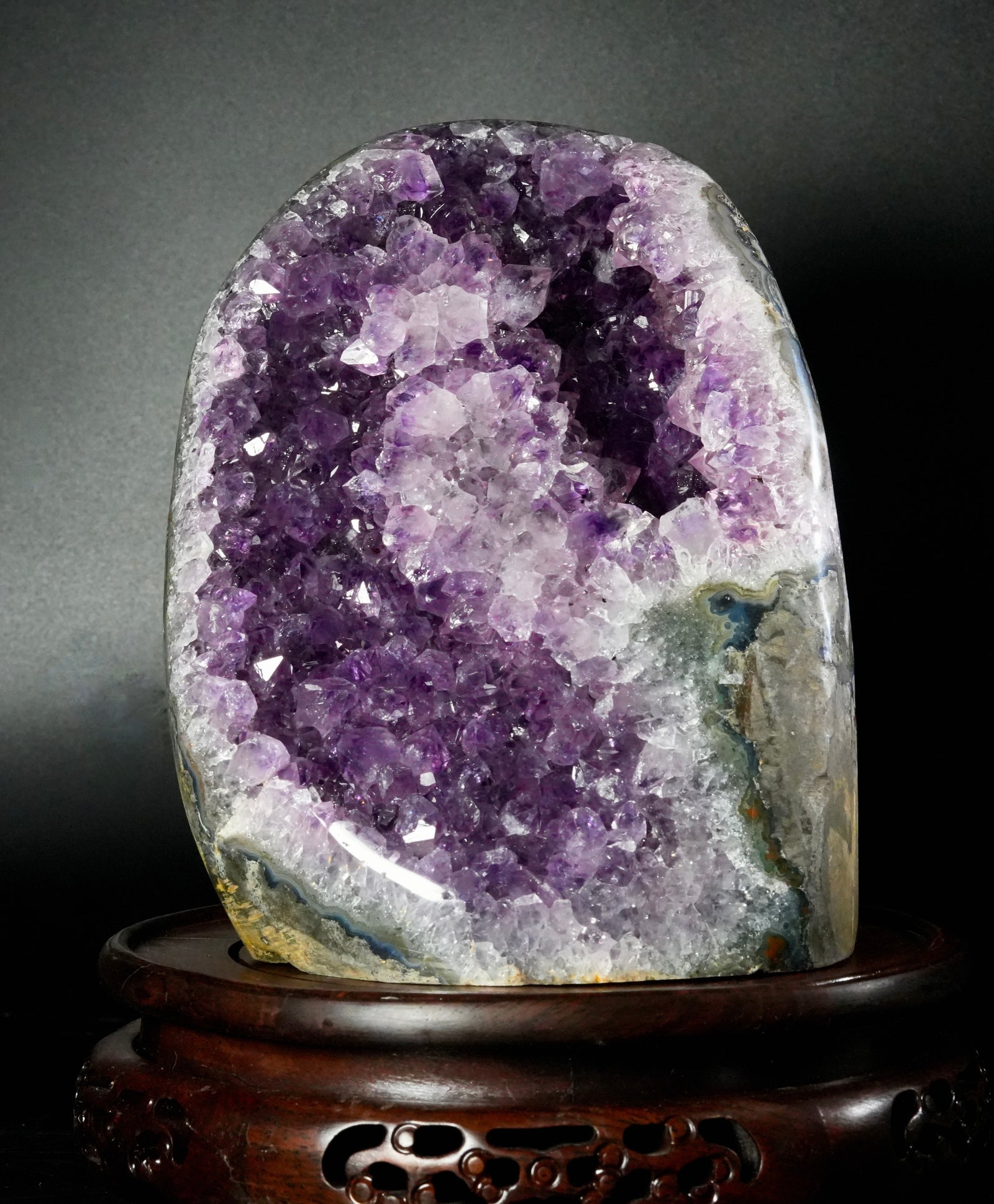 Amethyst Geode Base Cut (5.95 LB) #2872