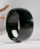 Wide Band Jade Bangle 58mm #2638