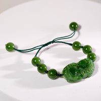 Canadian Jade Pixiu Bracelet #2631
