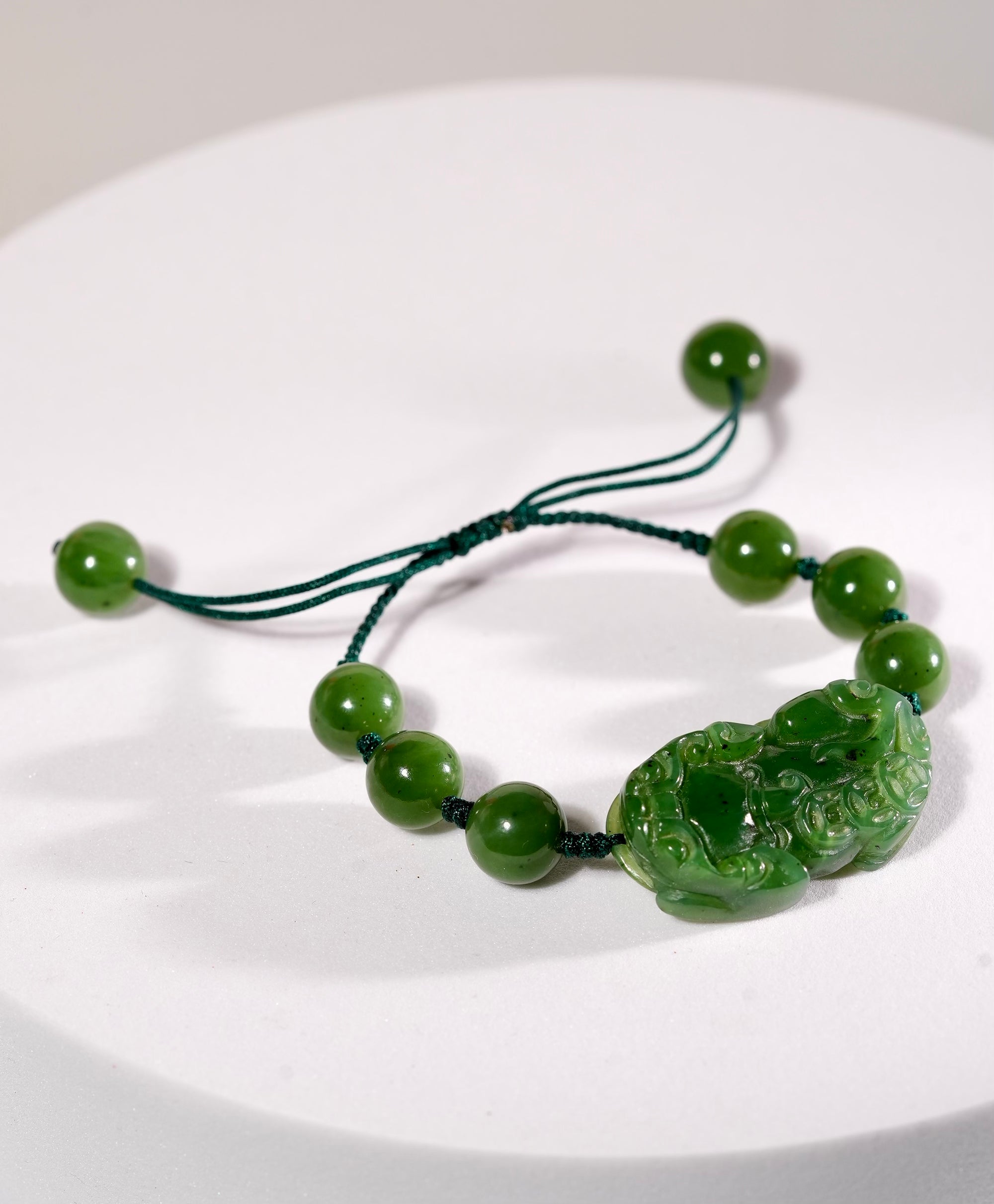 Canadian Jade Pixiu Bracelet #2631