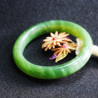 Chatoyant Jade Bangle #1949