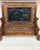 Jade Screen Harmonious Blessings Natural Jade #2975