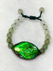 Ammolite Hetian Jade Bracelet
