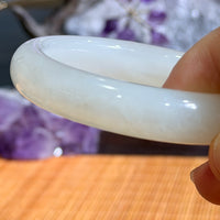 White Jade Bangle 52mm #873