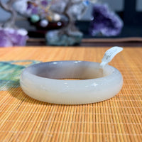 White Jade Bangle 60mm #853