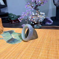 White Jade Bangle 56mm #860