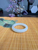Siberian White Jade Bangle 57mm #859