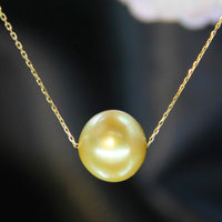 SALT SEA GOLD PEARL NECKLACE #1540