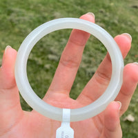 White Jade Bangle 61mm #867