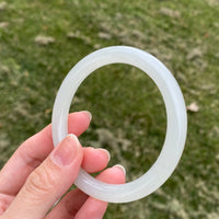 White Jade Bangle 61mm #865