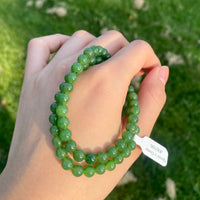 6mm Polar Jade Beaded Bracelet #2503